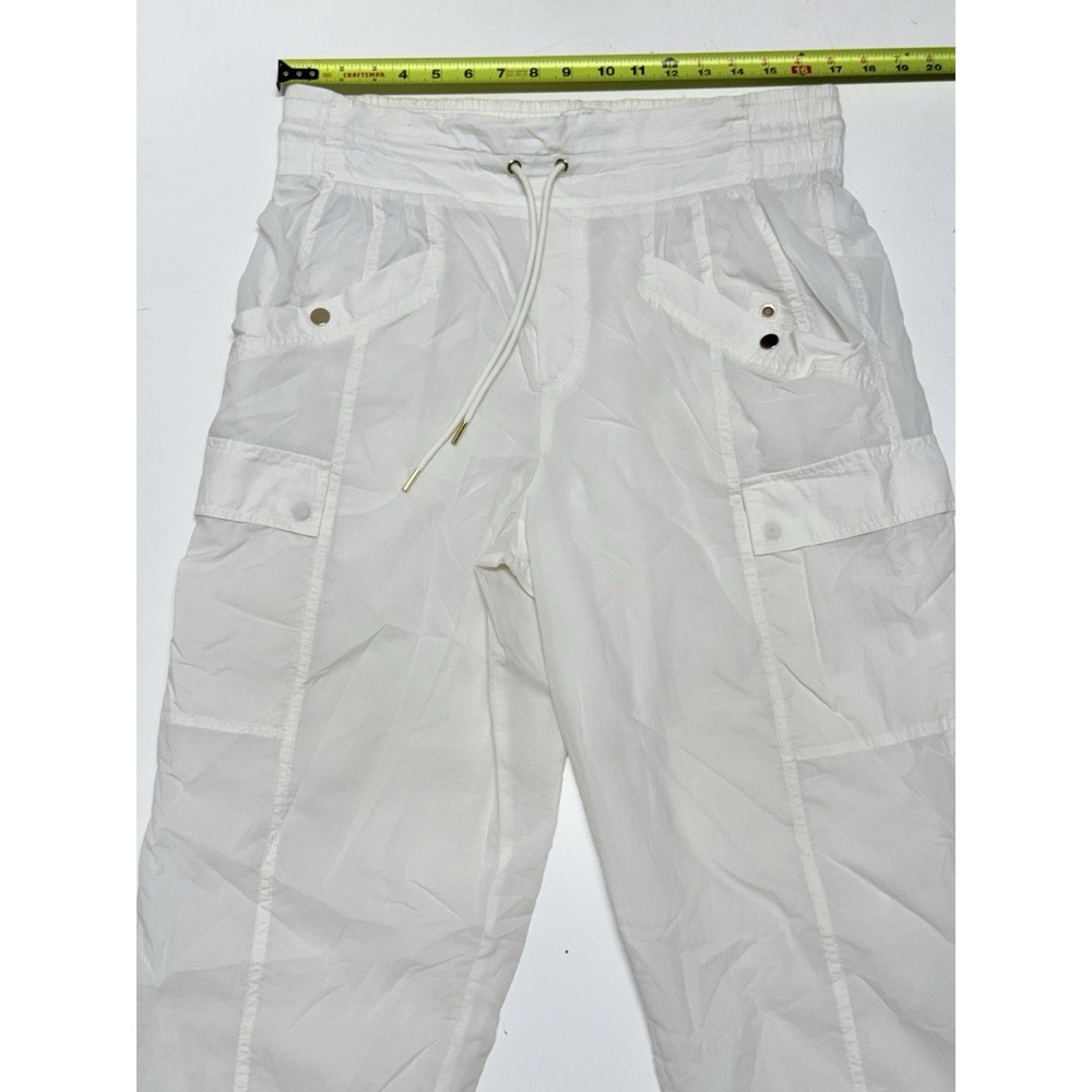 Athleta x Alicia Keys Cargo Joggers Women's Size 14 White Lightweight